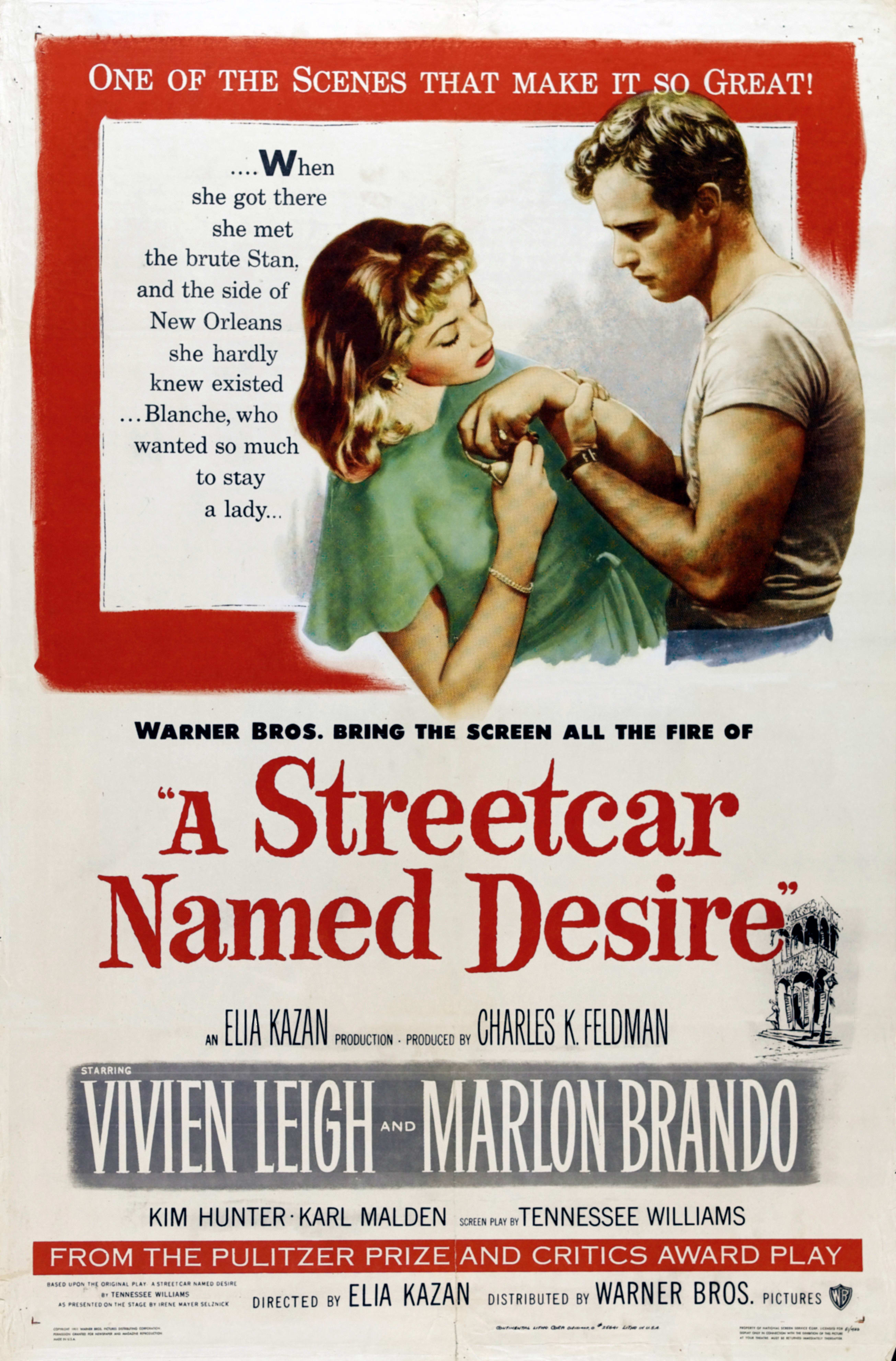 A Streetcar Named Desire presented on 16mm film