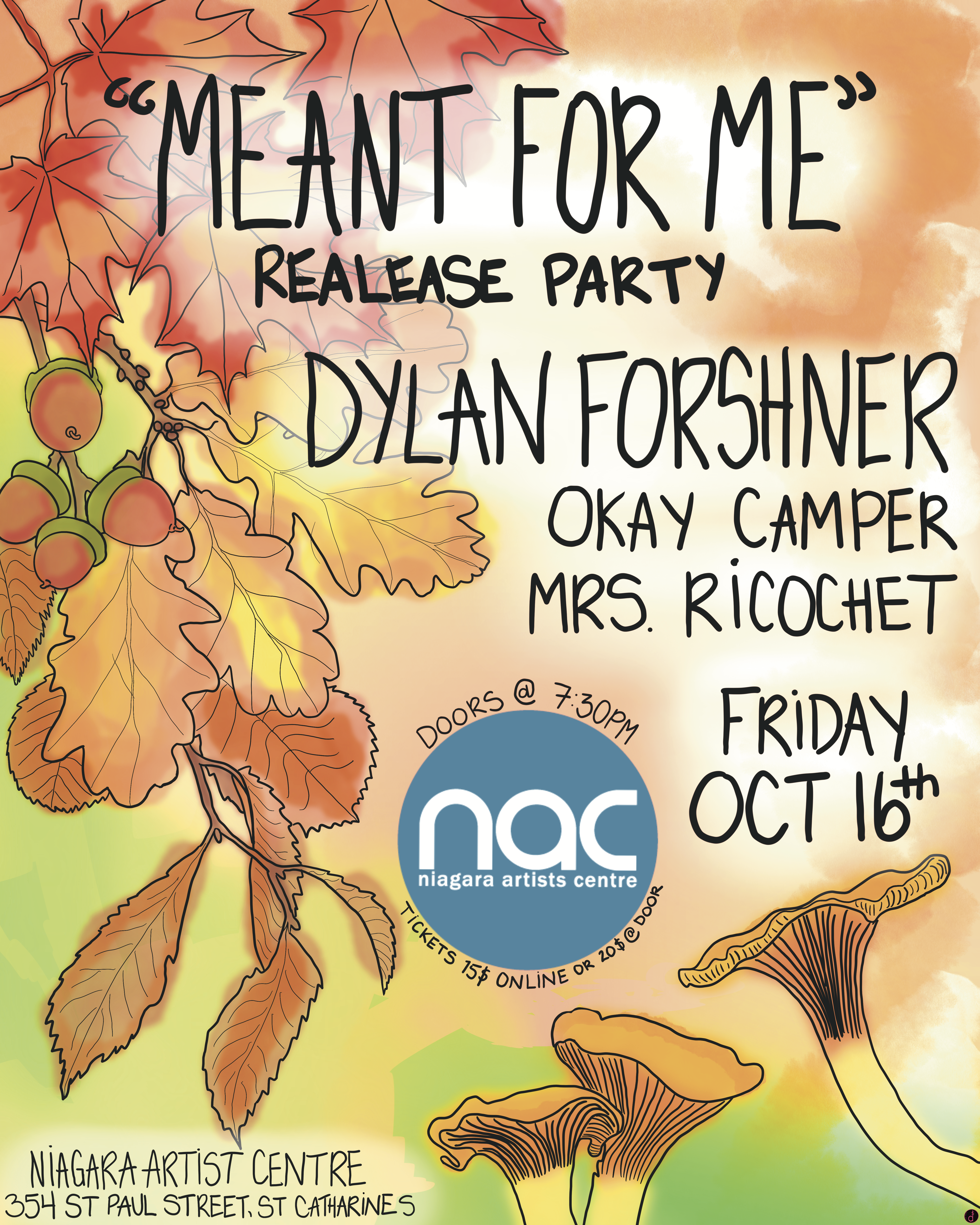 Dylan Forshner EP Release with Okay Camper, Mrs. Ricochet