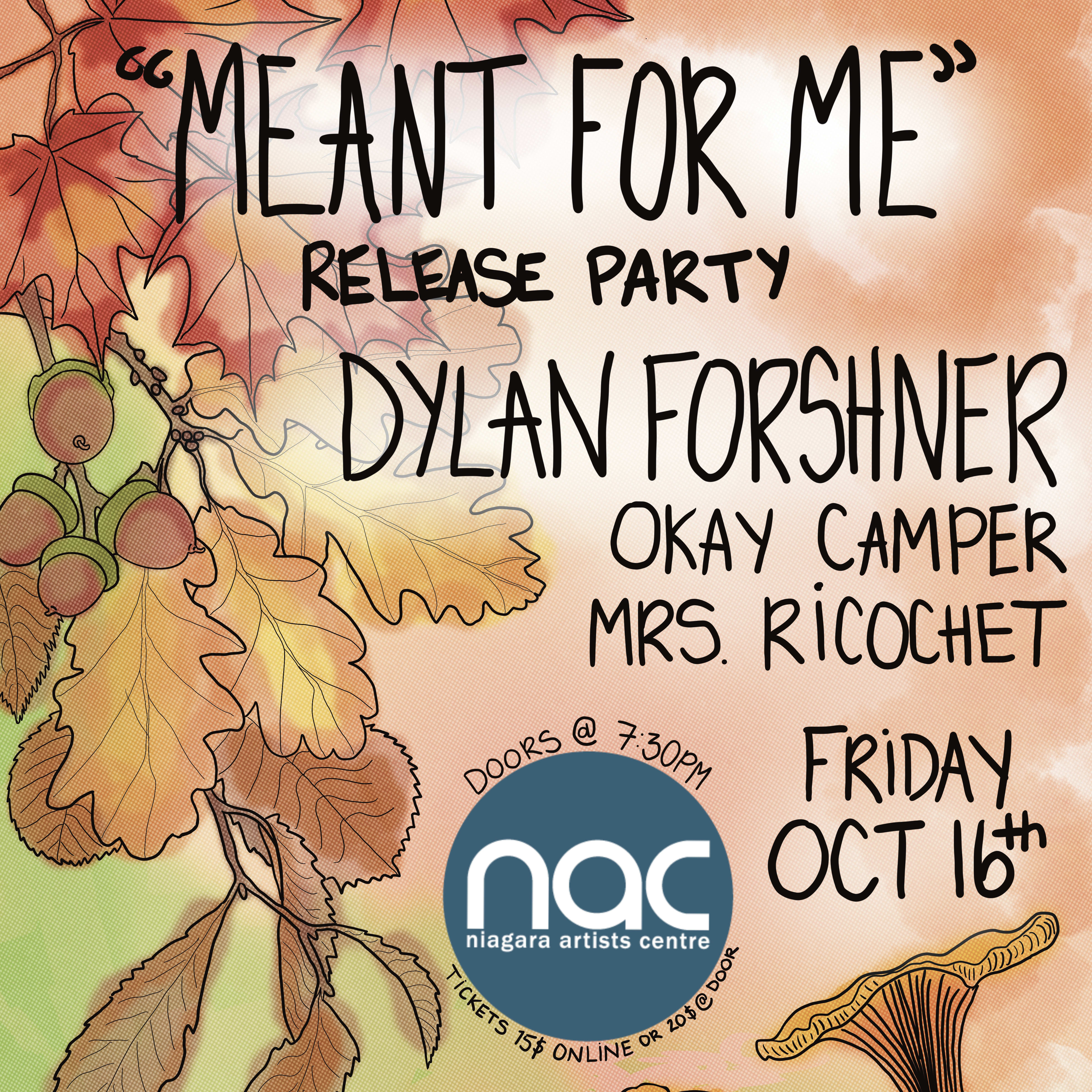Dylan Forshner Single Release with Okay Camper & Mrs. Ricochet