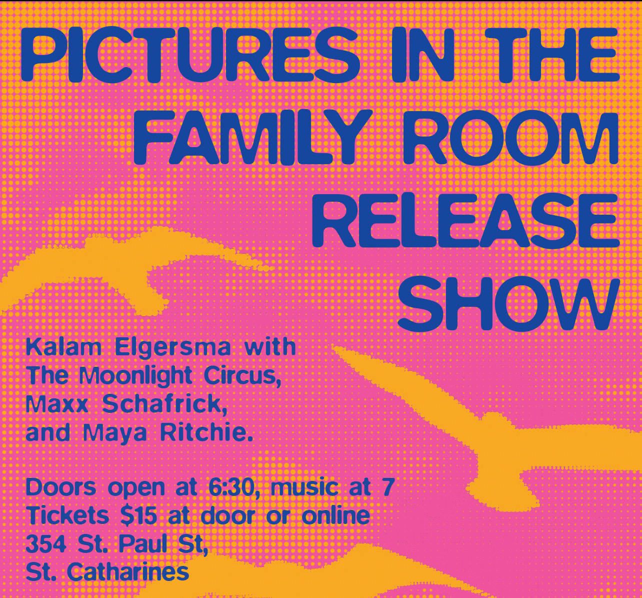 Kalam Elgersma Album Release with The Moonlight Circus and More 