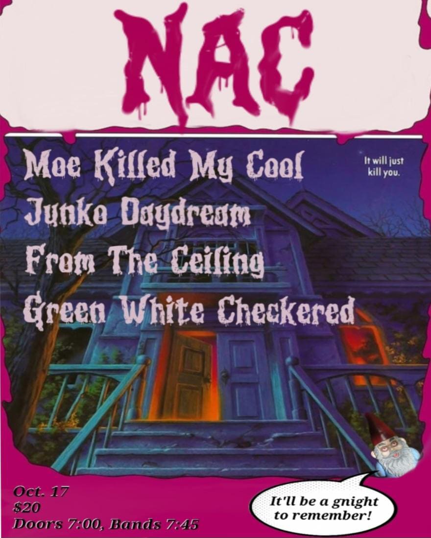 Moe Killed My Cool, Junko Daydream, From the Ceiling, Green White Checkered