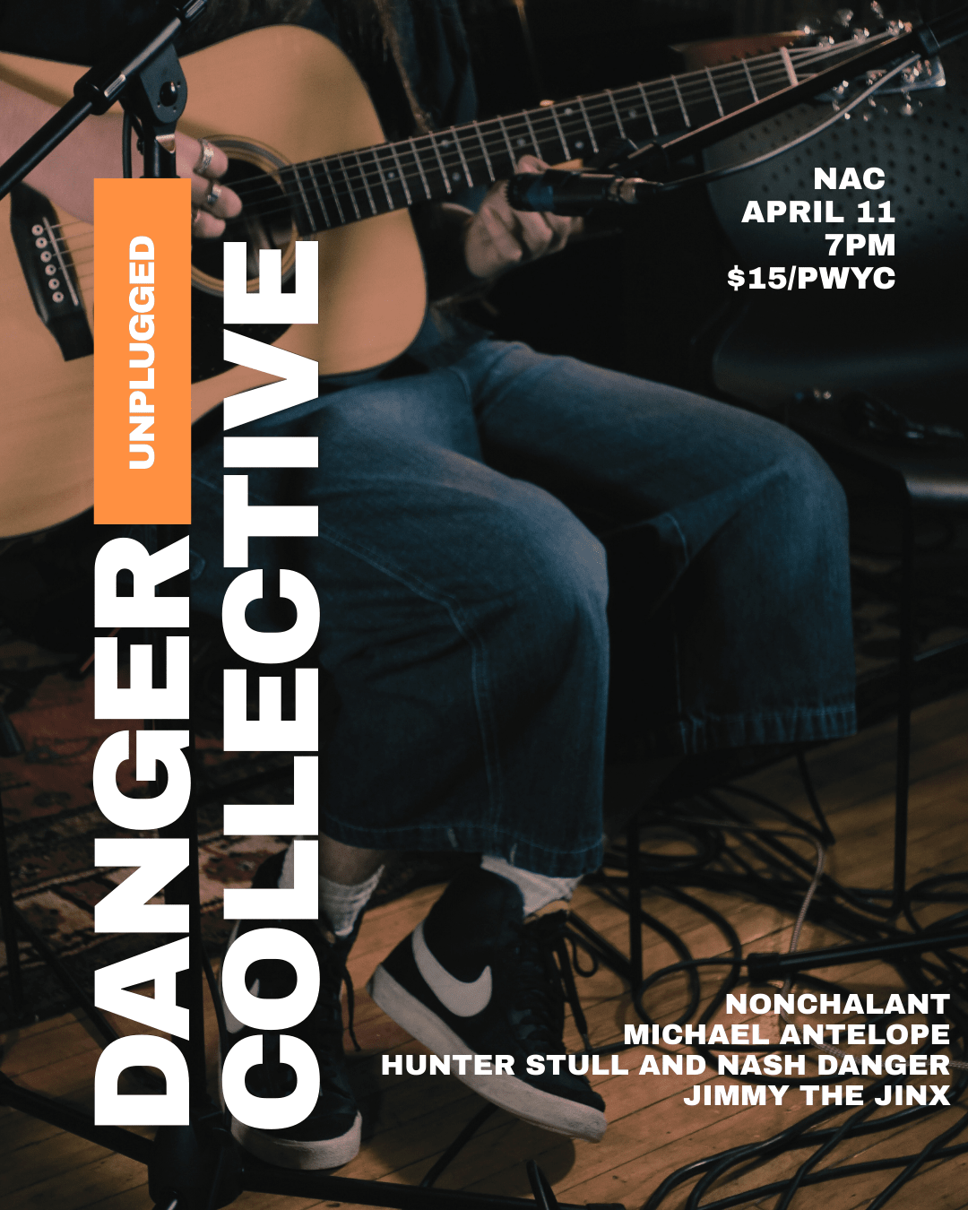 Danger Collective Unplugged: Nonchalant, Michael Antelope, Hunter Stull & Nash Danger, Jimmy the Jinx
