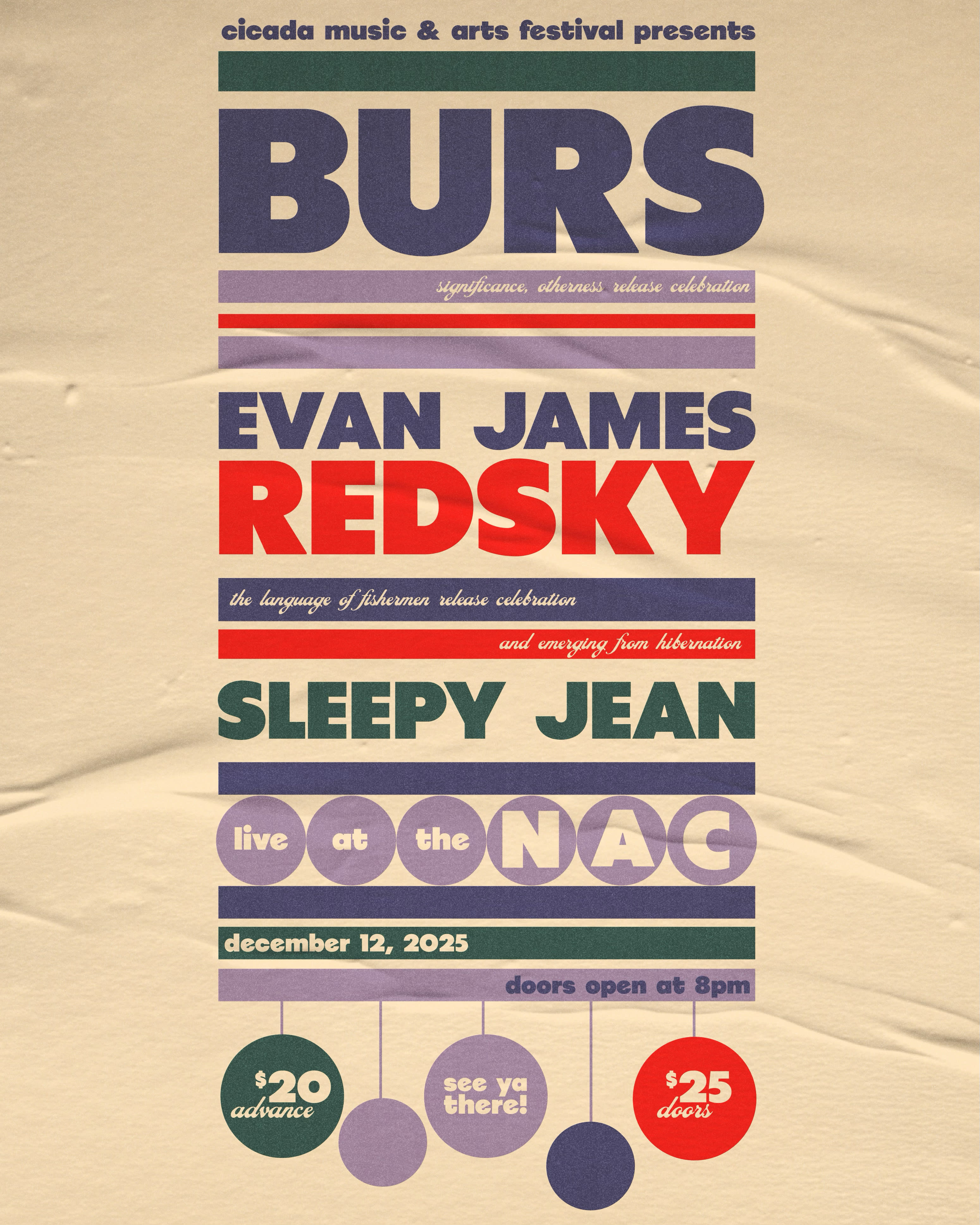 Cicada presents Burs and Evan Redsky