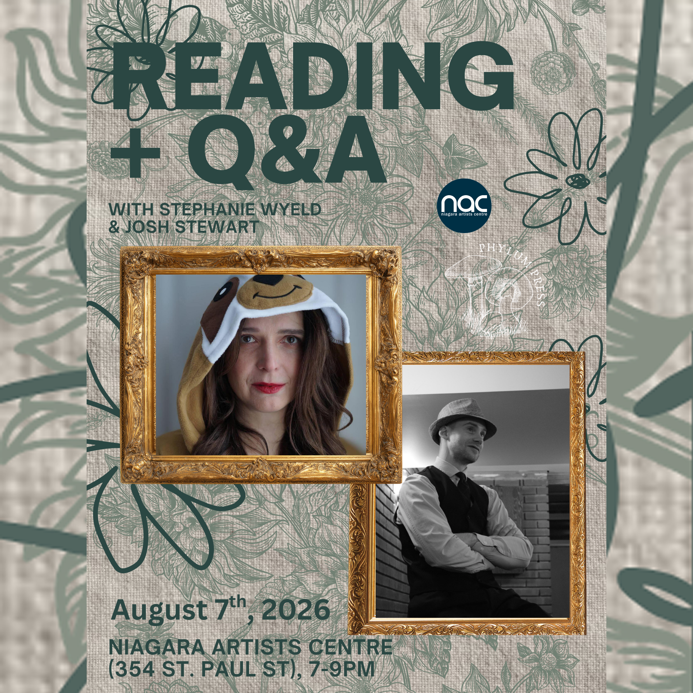 Phylum Reading: Stephanie Wyeld & Josh Stewart