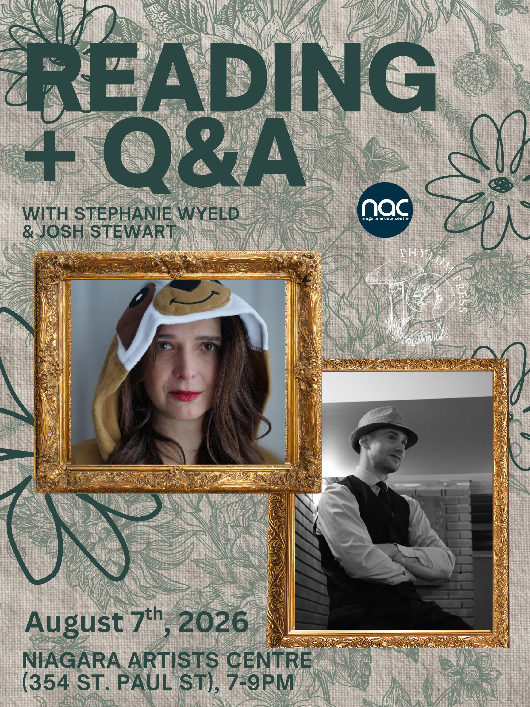 Phylum Reading: Stephanie Wyeld & Josh Stewart