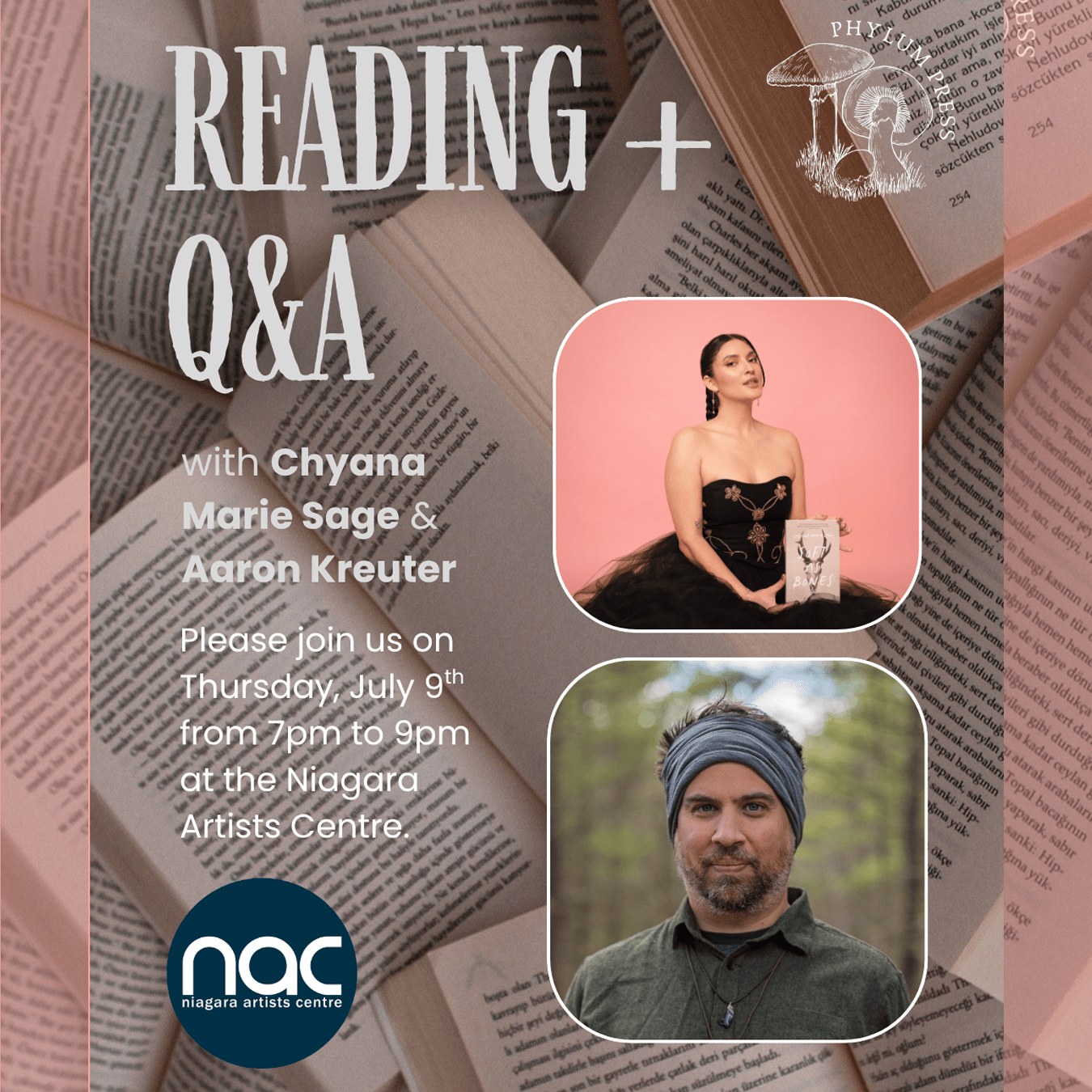Phylum Reading | Chyana Marie Sage & Aaron Kreuter 