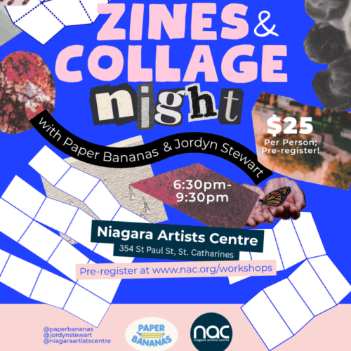 Zines & Collage Night with Paper Bananas & Jordyn Stewart